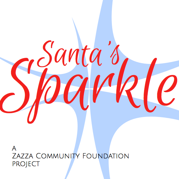 Santa's Sparkle Square Logo